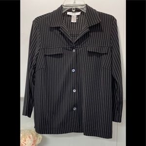 RAFAEL stretchy pinstripe shirt